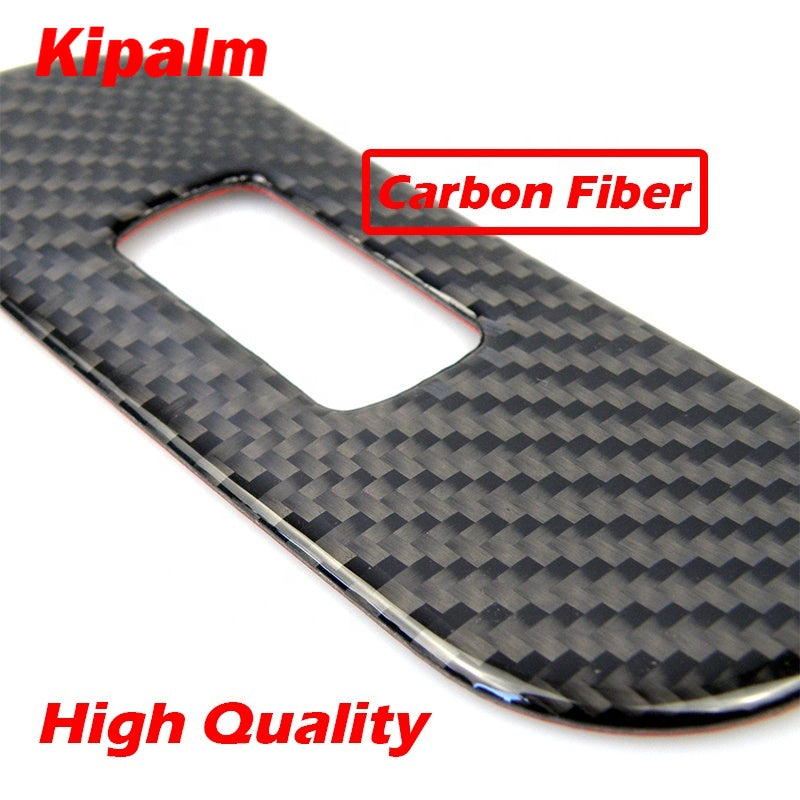 Kipalm Carbon Fiber Mini Cooper F56 Door Window Lifter Switch Control Panel Sticker Interior Trim Stickers