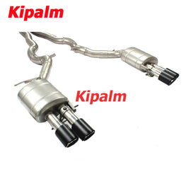 304 Stainless Steel Cat-back Fit for BMW M5 F10 2014 4.4T With Dual Exhaust Tip