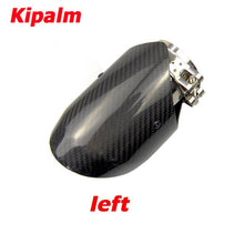 Load image into Gallery viewer, 1Pair Real Carbon Fiber Slanted Exhaust Muffler Tips Porsche Styling Exhaust Tip with Wing Styling