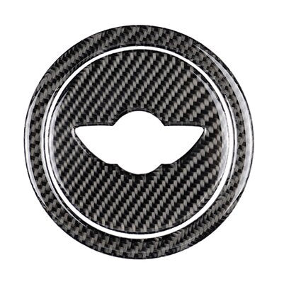 Carbon Fiber Car Steering Wheel Stickers Cover Trim for Mini Cooper Clubman R55 R56 Countryman R60 Paceman R61