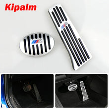 Load image into Gallery viewer, No Drill Gas Brake Pedal For BMW X1 F48  1 2 Series F52 F46 Auto Aluminum gas accelerator pedal and brake pedal with M Logo