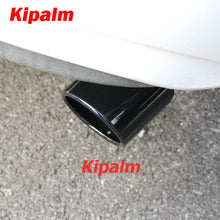 Load image into Gallery viewer, 1PC Stainless Steel Slanted Cut Tailpipe Universal Burnt Blue Black Silver Exhaust Pipe Muffler Tips