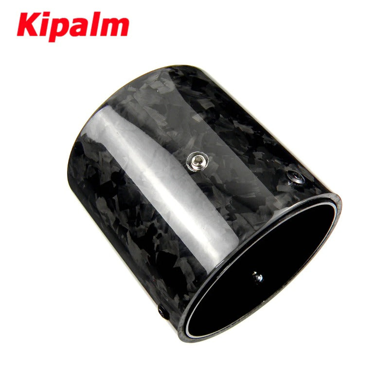 4PCS Black Stainless Steel Forged Carbon Fiber Performance Exhaust Muffler Pipe for BMW M5 F90