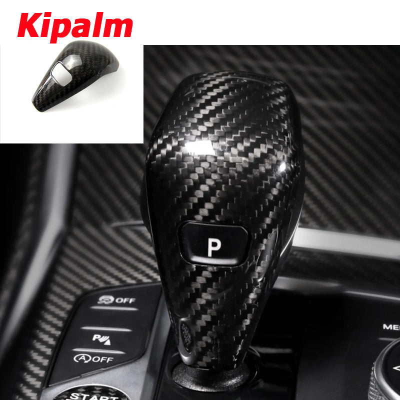 Real Carbon Fiber Gear Shift Knob Cover for New BMW 3 Series G20 G28 Carbon Fiber Stickers