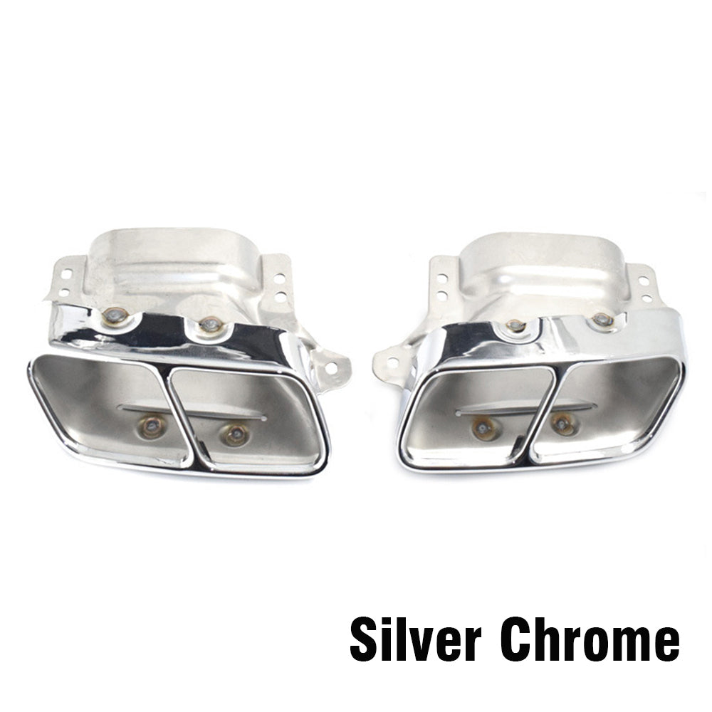 Auto Square Exhaust Muffler Stainless Steel Exhause Pipe for Mercedes Benz S Class W176 W177 W221
