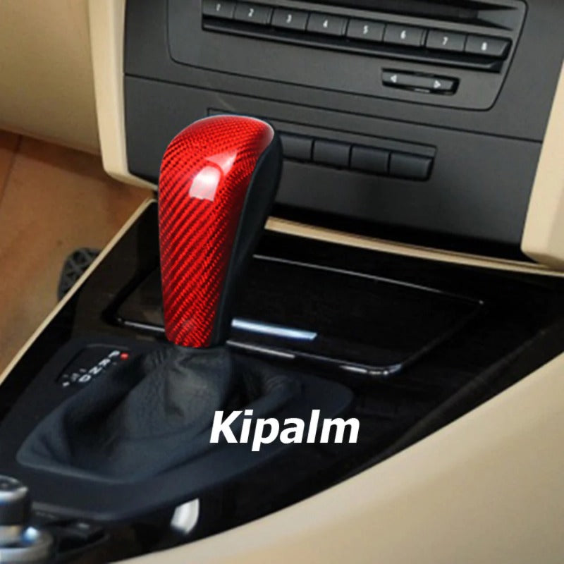 Car Interior Accessories E90 Carbon Fiber Gear Shift Trim For BMW E92 E60 3 Series 5 Series