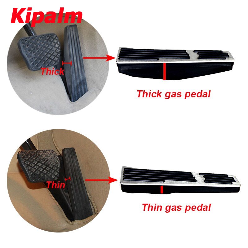 No Drill Gas Brake Footrest Pedal Plate Pad For BMW X5 X6 Series E70 E71 E72 F15 AT Aluminum alloy gas brake pedal LHD AT With M