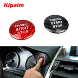 Real Carbon Fiber Engine Start Button Cover Stickers Decor for LEXUS IS250 300 350 200T ES GS NX RX LX RC Series