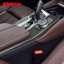 Load image into Gallery viewer, Car Interior Accessories Carbon Fiber Decoration Gear Shift Board Cover for BMW 5 Series 2018-2020