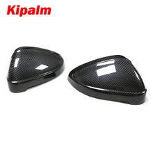 Load image into Gallery viewer, Replacement Carbon Fiber Rearview Mirror Cover Cap For AUDI A4 RS4 B9 2017-2021