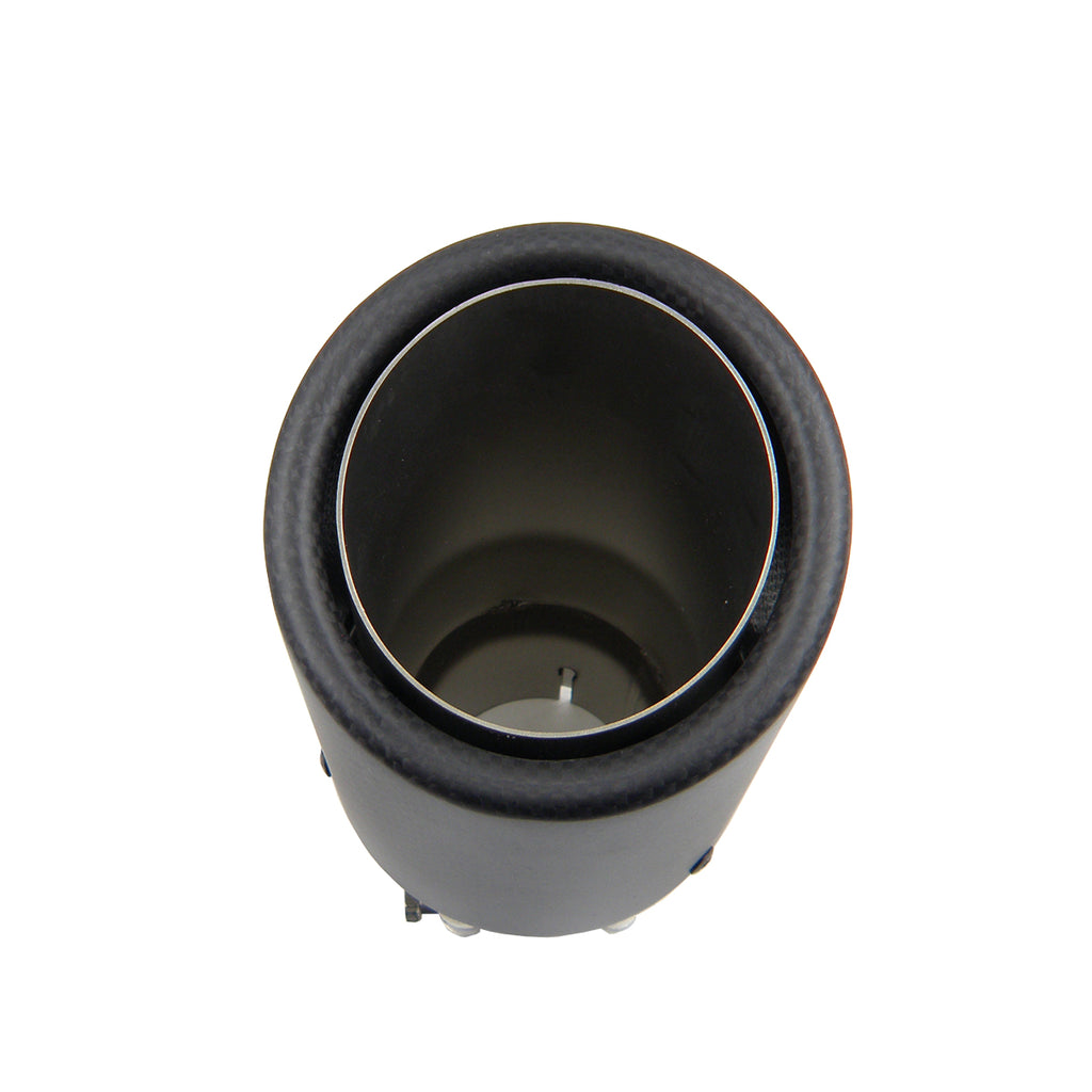 1pcs Carbon Fiber Wolf Exhaust Pipe Muffler Stainless Steel Muffler Tips End Pipe