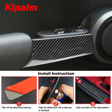 Load image into Gallery viewer, Kipalm Mini Cooper F55 F56 JCW Carbon Fiber Door Handle Cover Trim Sticker Decals Accessories