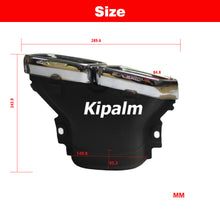 Load image into Gallery viewer, 1 Pair Stainless Steel Exhaust Muffler Square Tip for Benz W213 E260 E300 Modify E63