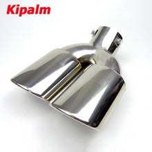 Load image into Gallery viewer, 1PC Kipalm Stainless Steel Oval Dual Twin Exhaust Pipe Tail Pipe Tip For BMW E30 E32 E34 E36 E46