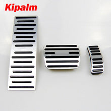 Load image into Gallery viewer, No Drill Aluminum Car Foot Rest Pedal Pads Cover With Rest Pedals Fit Gas Brake Rest Pedal For Audi A4 A5 A6 Q5 AT LHD