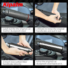 Load image into Gallery viewer, Hard Carbon Fiber Hand Brake Grip Covers Trim for Mini Cooper F55 Hardtop F57 F56 Hatchback