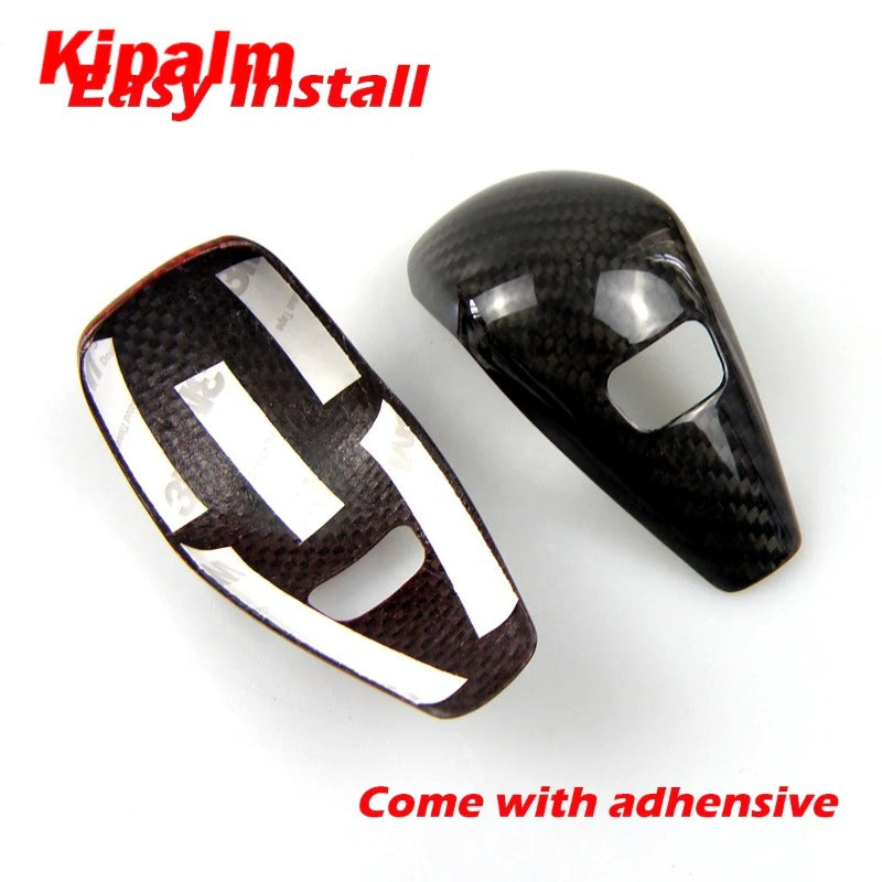 Real Carbon Fiber Gear Shift Knob Cover for New BMW 3 Series G20 G28 Carbon Fiber Stickers