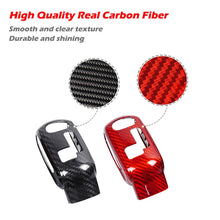 Load image into Gallery viewer, 1 PC Real Carbon Fiber Gear Shift Knob Cover Decorative Trim for MINI F54 F55 F56 F57 F60 2020-2023