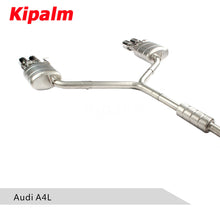 Load image into Gallery viewer, 304 Stainless Steel Full Exhaust System Cat-back Fit for Audi A4L B8 2.0T 2009-2015