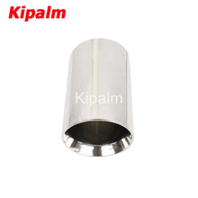 Load image into Gallery viewer, Customized Logo Stainless Steel Exhaust Muffler Car Mirror Polished Exhaust Tip