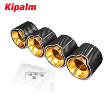 Load image into Gallery viewer, Glossy Carbon Fiber Exhaut Tip for BMW M3 G80 M4 G82 G83
