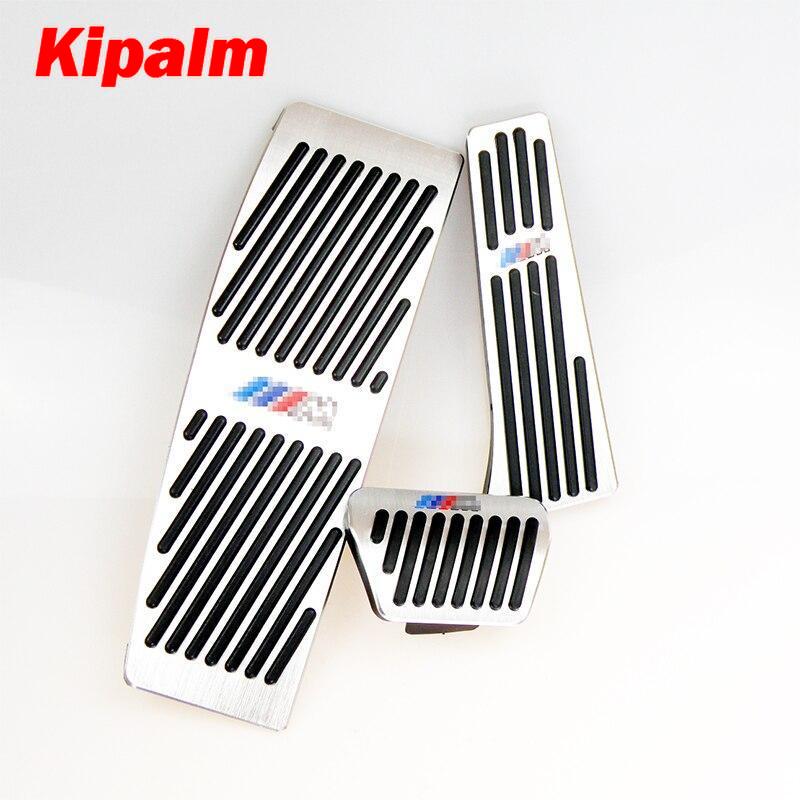No Drill Gas Brake for BMW NEW 3 Series Auto Aluminum Gas Accelerator and Foot Rest Pedals LHD AT with M Logo