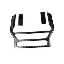 Kipalm Carbon Fiber Car Console Frame Stickers For Ford Mustang 2015-2019 Car Center Control Panel AC CD Covers Car Styling
