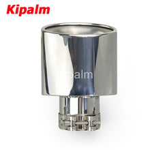 Load image into Gallery viewer, 1pcs Oval Exhaust Tips Muffler Stainless Steel Pipe for Mercedes Benz W204 AMG C63 C65 Modify