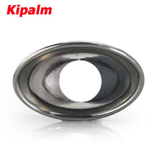 Load image into Gallery viewer, 1pcs Oval Exhaust Tips Muffler Stainless Steel Pipe for Mercedes Benz W204 AMG C63 C65 Modify