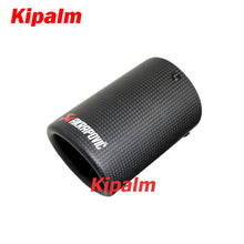 Load image into Gallery viewer, 1PC Exhaust Pipe Carbon Fiber Cover Exhaust Muffler Pipe Tip Housing with Spring Buckle BMW Z3