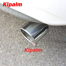 Load image into Gallery viewer, 1PC Stainless Steel Slanted Cut Tailpipe Universal Burnt Blue Black Silver Exhaust Pipe Muffler Tips