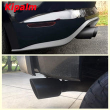 Load image into Gallery viewer, 1pcs Kipalm Black 4 Inch Exhaust Pipe Tip Factory Export Car Truck Pipe Stainless Steel Muffler