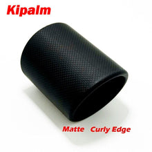 Load image into Gallery viewer, 1PC Carbon Fiber Cover Exhaust Muffler Pipe Tip Case AK Exhaust Tip Housing Without Akrapovic Logo