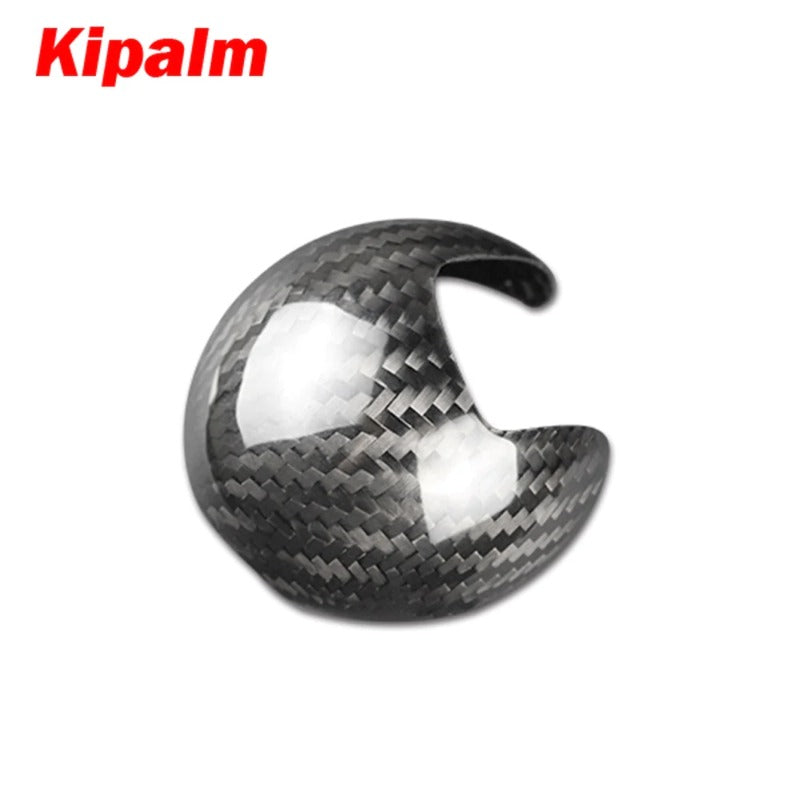 Kipalm Real Carbon Fiber Gear Shift Knob Sticker Cover For Audi A3 S3 2014-2018