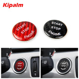 Carbon Fiber Sticker Engine Start Stop Button Cover For BMW E60 E87 E90 E91 E92 E93 F20 F21 F22 F23 F30 F31