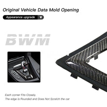 Load image into Gallery viewer, Replacement Carbon Fiber Alcantara Gear Shift Cover for BMW M2 F87 M3 F80 M4 F82 F83 M5 F10 F85 X5 F86 X6 F12 F13