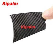 Load image into Gallery viewer, Real Carbon Fiber Steering Wheel Trim Sticker Cover for Tesla Model 3 Interior Modification 2017-2021