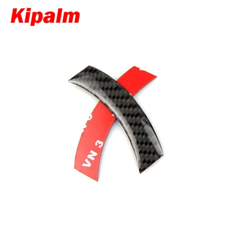 Carbon Fiber Mini Cooper F60 Console Navigation Screen Frame Sticker for Mini Cooper Accessories