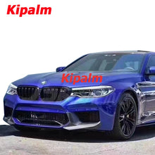 Load image into Gallery viewer, Dry Carbon BMW M5 F90 2018- Front Bumper Splitters Front Down Flaps Corner Lip Protector