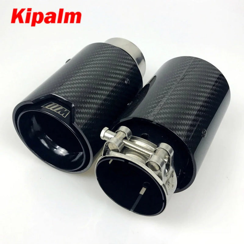 1PC Customize 170mm Long M Performance Carbon Fiber Exhaust Tips Muffler Pipe for BMW M3 M4 M5