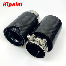 Load image into Gallery viewer, 1PC Customize 170mm Long M Performance Carbon Fiber Exhaust Tips Muffler Pipe for BMW M3 M4 M5