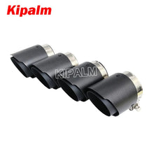Load image into Gallery viewer, 4pcs M Performance Carbon Fiber Exhaust Muffler Tips for BMW M3 M4 F80 F82 F83