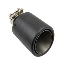 Load image into Gallery viewer, 1pcs Carbon Fiber Wolf Exhaust Pipe Muffler Stainless Steel Muffler Tips End Pipe