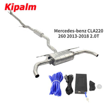 Load image into Gallery viewer, Mercedes-benz Muffler CLA220 260 2013-2018 2.0T with Valve Exhaust Catback