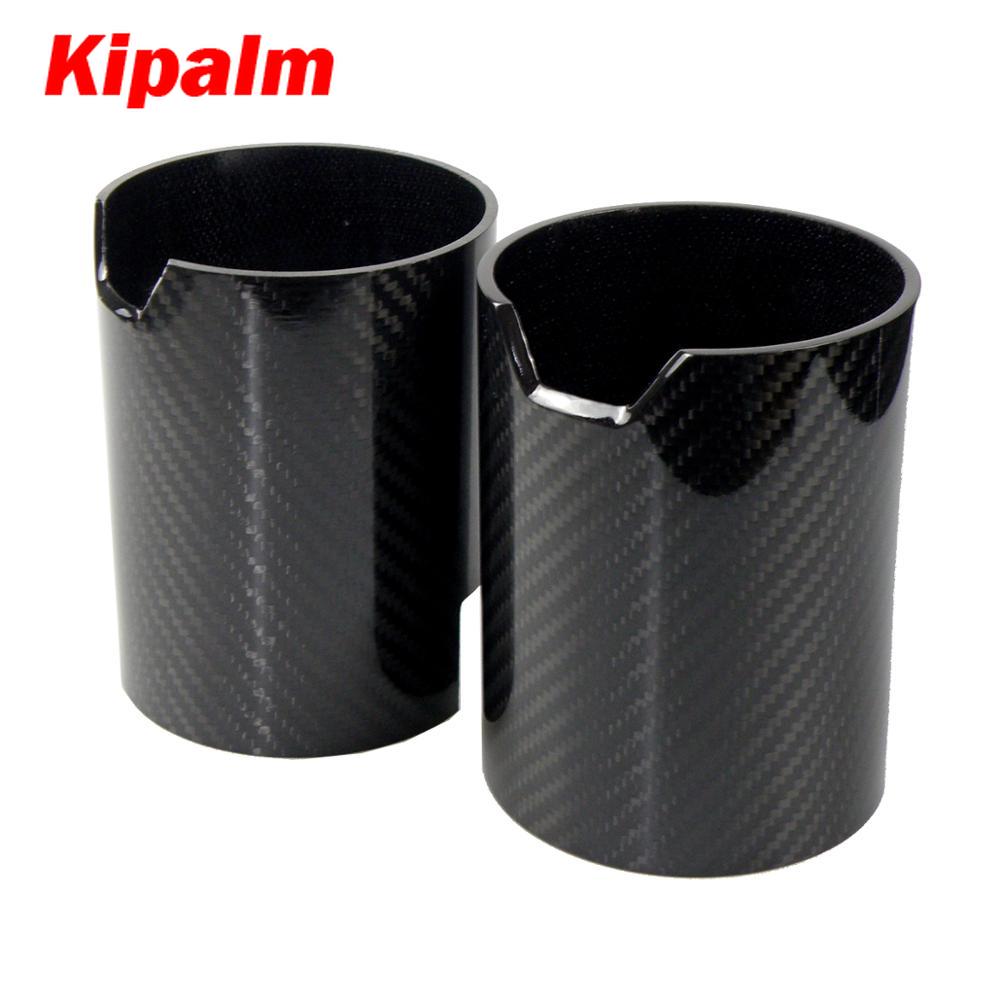 BMW M Performance Exhaust Pipe Muffler Tip Carbon Fiber Case BMW Exhaust Tip Cover Housing Tail Pipe Tip Carbon Fiber Cover