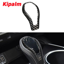 Dry Carbon Fiber Car Gear Knob Handle Ball Sticker for Infiniti Q50 Q60 QX60 QX80 2018-2022