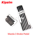 Non-Slip Foot Auto Aluminum Gas Brake Accelerate Pedals For Mazda 3 2020-