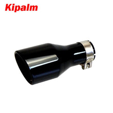 Load image into Gallery viewer, Car Universal Exhaust Pipe Muffler Tip Slanted End 304 Stainless Steel 51mm Inlet Tailpipe