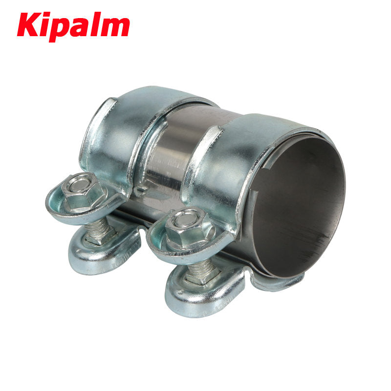 SUS 304 High Strength Heavy Load Exhaust Sleeve Clamp Three Layer Walls Connector With Pipe