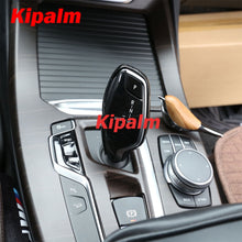 Load image into Gallery viewer, 1pcs Carbon Fiber Gear Shift Knob Cover for BMW 5 6 7 X3 X4 Series Auto Interior Accessories Cover